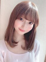 山村/小顔ワンカールロブ/縮毛矯正/セミディ/前髪パーマ東銀座