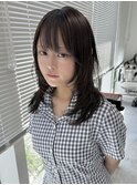 レイヤーカット/ハッシュカット/似合わせカット/透明感カラー