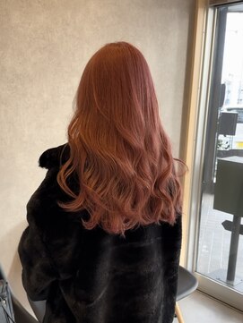 ジゼル 小倉(GiseL) コーラルピンク/レイヤーカット