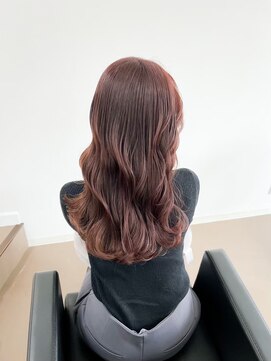 イオエ 西梅田(ioe) ブリーチなしカラー／髪質改善/ミルクティーベージュ/顔へア