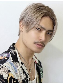 アイトーキョー 池袋(AI TOKYO) ハイトーンベージュナチュラルセンターパート