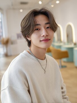 クレビア 名古屋(CreBiA) メンズカラー/ショート/アッシュベージュ