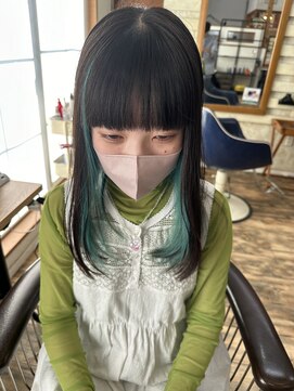 ラウラアンドロー(LAURA&RO) ダブルカラー/ケアブリーチ/インナーカラー/ベージュ【塚口】