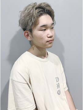 ブリーチ／ダブルカラー／ハイトーン／メンズ／メンズブリーチ