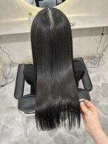 ホワイト(WHITE) 髪質改善トリートメント 縮毛矯正 ロング