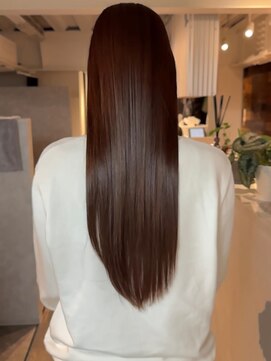 ユンク(UNC) 髪質改善『ノフ』トリートメント お客様画像。(加工無し)