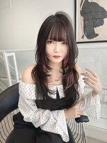 ロンド クラン 岡崎(Lond Clan) イヤリングカラー×ハイレイヤーカット