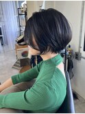 【ショートボブ】丸みショート　マッシュショート　30代40代50代