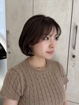 ネモネ バイ ミリー 梅田茶屋町(nemone by milly)&nbsp;ふんわり丸みが可愛い♪韓国ボブスタイル