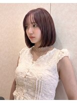 ボヌール 西宮北口(Bonheur)&nbsp;♯色持ち抜群カシスピンクカラー×ボブ