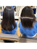 アンジュベイナハ (Ange Bay NAHA) 髪質改善艶髪ストレート+髪質強化トリートメント
