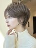 ショートカット+ハイライト+カラー