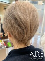 エーディーイー スガタ ヨーカドー静岡店(A.D.E sugata)&nbsp;白髪を活かす明るめショート