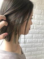 ホワイト(WHITE HAIR@NICOLA)&nbsp;カーキとアイスグリーン