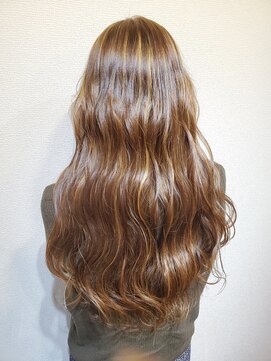 ウノプリール 京橋店(uno pulir) 【秋野弘幸】ハイライトベージュ ロング