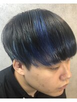 ヘアサロンM 新宿&nbsp;インナーカラー☆アビスブルー