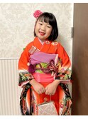 七五三 7歳着付け 帯結び ヘアメイク【quoit 尾花】