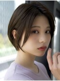 前髪長め大人ショートボブ20代30代40代【AIN.表参道】川原大地