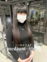 ヘアー アイス 御器所本店(HAIR ICI)&nbsp;7 20代30代大人可愛いシールエクステブラックカラー
