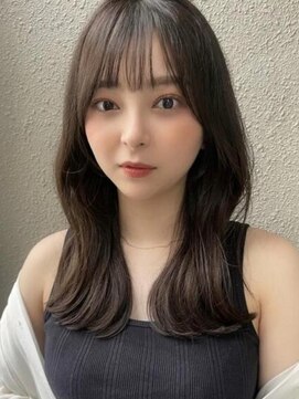 ロンドシェリ 仙台(Lond Cheri) ブリーチなしオリーブベージュ×前髪/美髪 レイヤーカット 仙台]