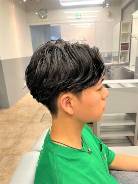 ノイセル 西本町(Noisyle) guest snap センターパート×ニュアンスパーマ