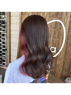 フゥカ 類家店(fuka) 【イヤリングカラー】milk tea × pink