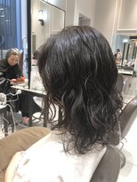 レイヤーミディ　パーマスタイル　低温デジパ　(銀座)