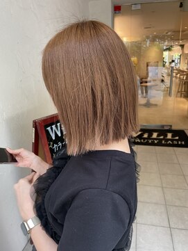 ウィル 京橋店(WiLL) ☆20代30代40代☆ぱっつんボブ×ブライツカラー☆