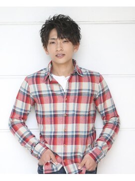 アトリーチェタ 田富店(ATTRICE) メンズカットショートヘアメンズパーマ