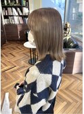裾カラーmilk tea beige