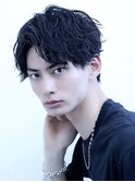 ツイストスパイラルパーマアップバングショートレイヤーマッシュ