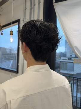 ロカ 表参道(loka) ニュアンスパーマ/メンズカット[表参道/ブリーチ/ハイライト]Mai