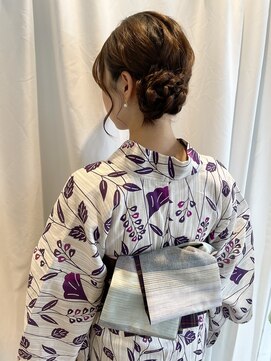 サクラ(SAKURA) 浴衣着付/浴衣ヘア/半幅帯/パタパタ結び/プリーツ帯/シニヨン