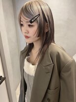 ペレ 梅田(PELE)&nbsp;前髪/アンブレラカラー/こなれミディ/イメチェン/ウェーブパーマ