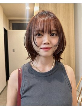 サンド 表参道(sand) ショートボブ縮毛矯正 10代20代30代40代