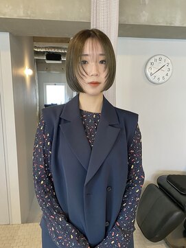 シセイ 青山(SHISEI) ぱつっとボブ/ぷつっとカット/顔まわりレイヤー