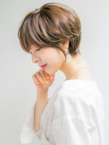 ミニウルフレイヤーカット顔周り前髪韓国ショートボブ/大宮