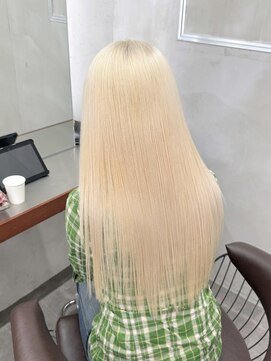 ニコ トウキョウ 渋谷(nico TOKYO) ホワイトブロンド/髪質改善/ダブルカラー/ケアブリーチ/20代