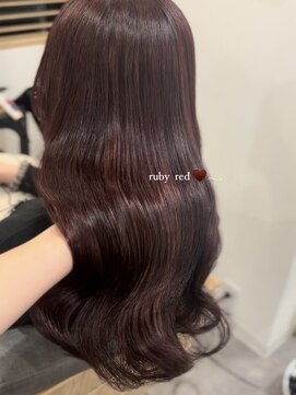 メイ 池袋(mei) ルビーカラー/レッドカラー/赤/秋カラー