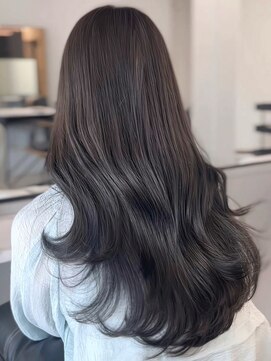 グロー 大宮(GLROW) 人気ブリーチなしダークグレージュ くすみカラー ブルーカラー