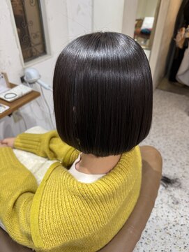 サンバイセライロ 千葉(SAN. by celilo) ボブ × 縮毛矯正【千葉優希】