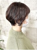 ショートボブ　