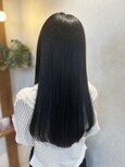 黒髪ストレート