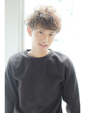 ヘアーズ ベリー 新金岡店(hairs BERRY) BERRY/ツーブロックマッシュ/束感/ソフトツイストパーマ