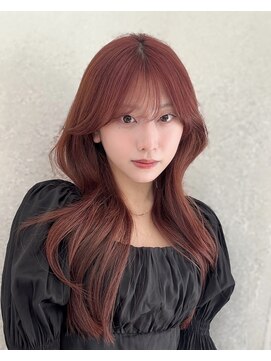 レイリー 原宿 表参道(Rayreee) レッドブラウン×くびれレイヤー10代20代30代