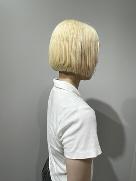 リガナッツ 池袋店(Riganuts) ブロンド/ボブ/ケアブリーチ/ブリーチリタッチ