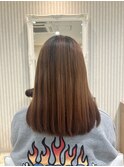 ドライヤーで収まるミディアムスタイル