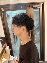 シャンプーボーイ 佐賀(SHAMPOO BOY) 刈り上げマッシュスパイラル【メンズ/刈り上げ/スパイラル】