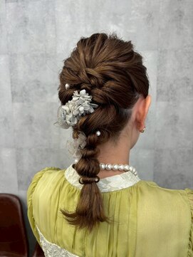 アミリー ひたち野うしく店(Amily) ハイライトバレイヤージュダブルカラーケアブリーチ20代30代