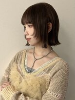 アルコイリスバイドールヘアー(ARCOIRIS by Dollhair)&nbsp;都島/切りっぱなしボブ/ミニボブ/ぱっつん前髪/レイヤー/韓国